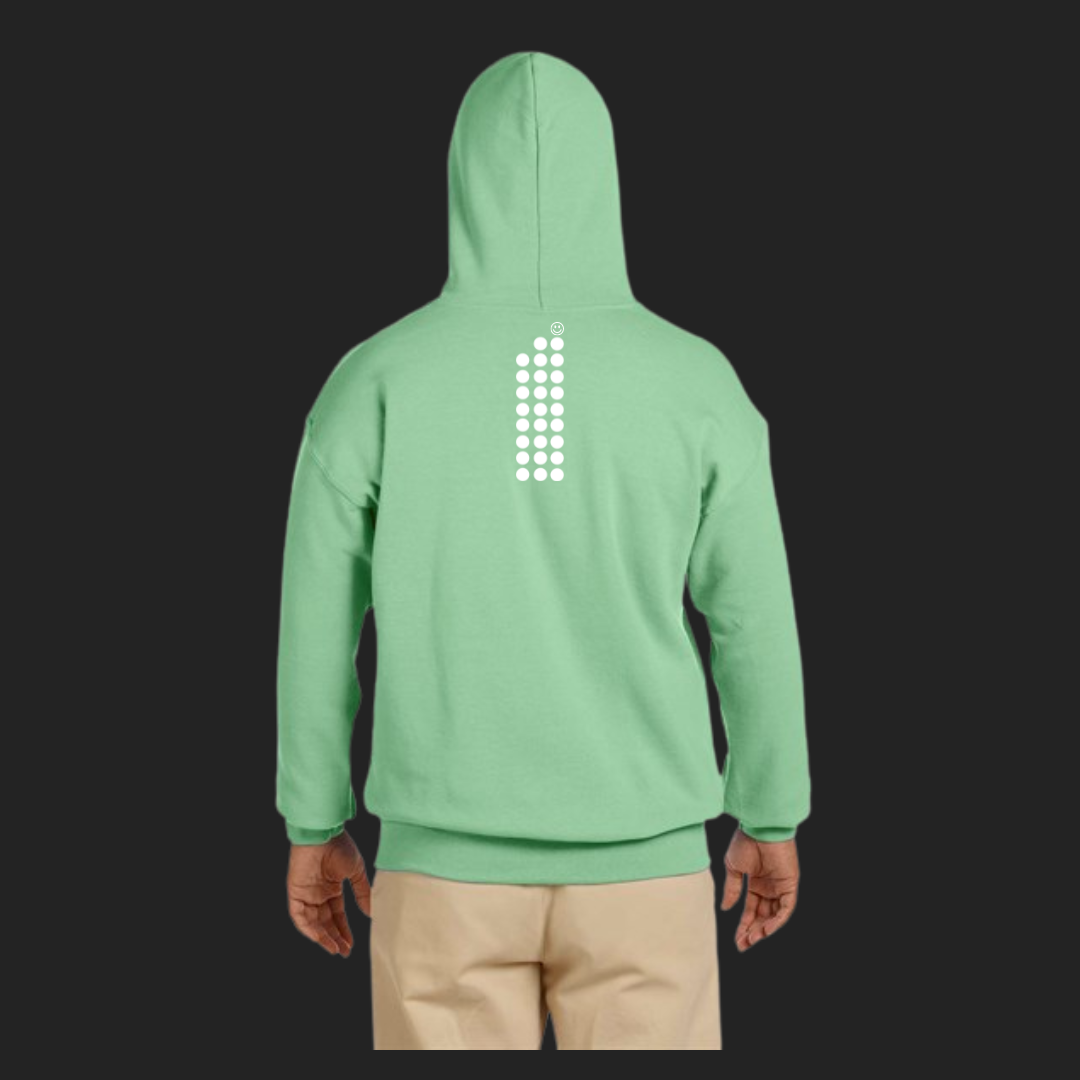 Mint One Percent Happier Hoodie